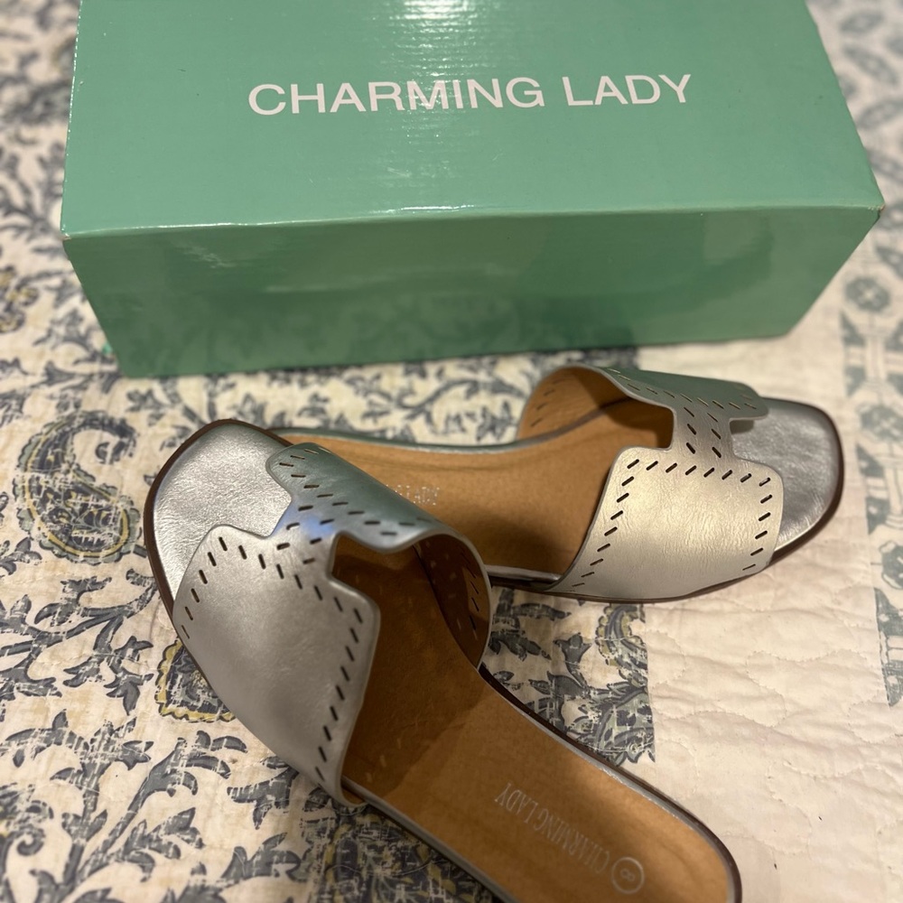 Silver Women's Sandals